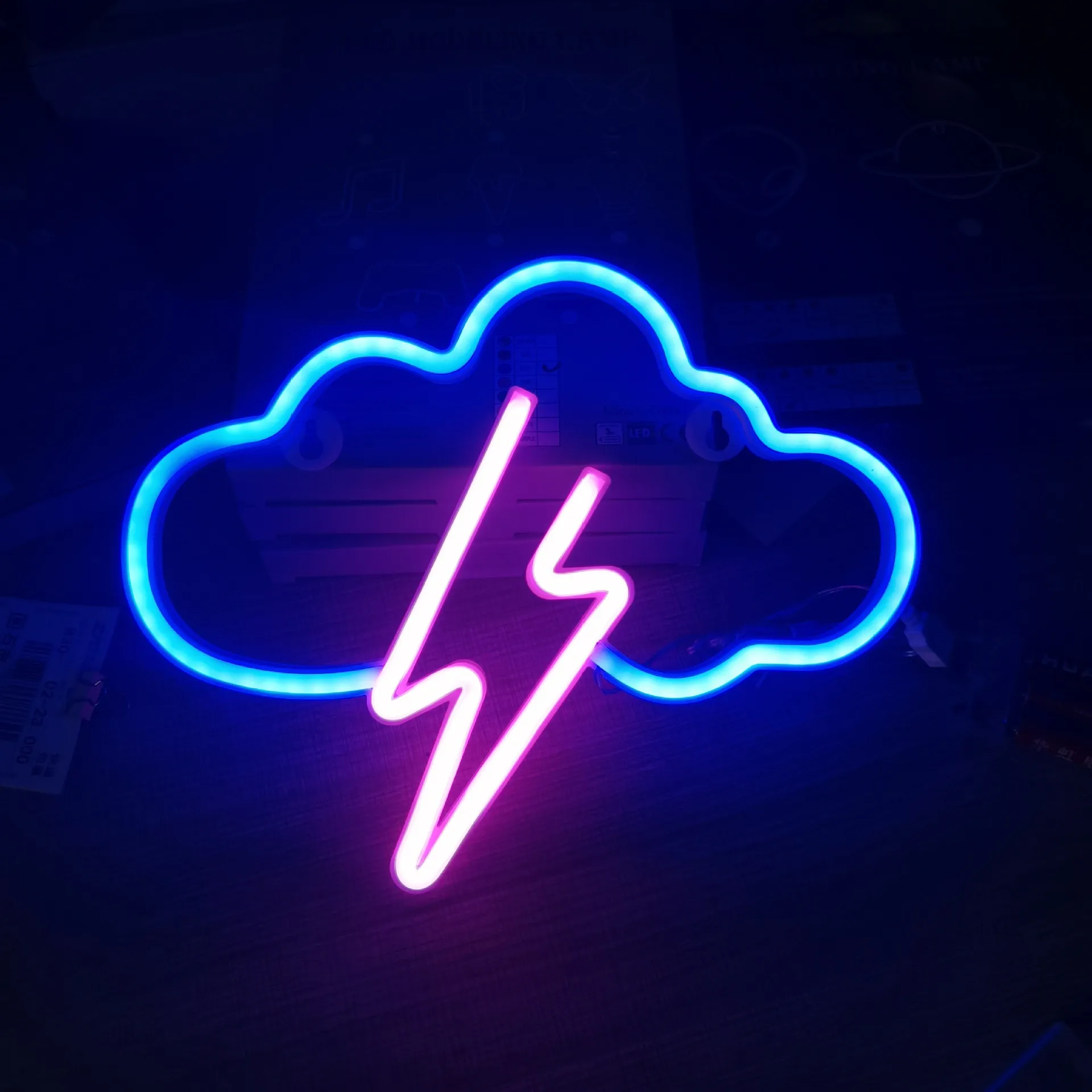 Halloween Bat Neon Lights – image 3