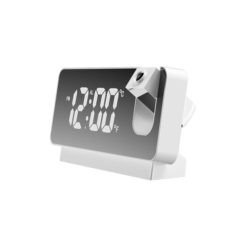 3D Projection LED Mirror Alarm Clock – Digital Display with Snooze - Image 4