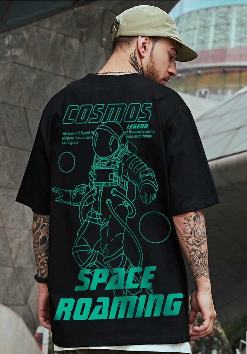 Title 4, Camiseta Plus Size Masculina Soltinha Manga Cur...