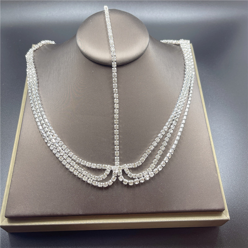 Multilayer Tassel Sexy Mask Chain Hair Accessories Bridal Wedding Jewelry Accessories