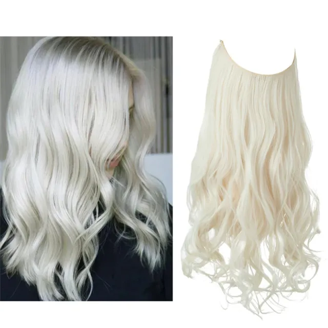 Wig Female Extension Chemical Fiber Long Curly Hair Matte High temperature Fiber Fishing Thread Wig Set No.60 - Shop at LoveMi