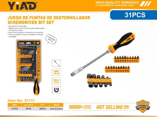 31-piece Screwdriver Bit Set -Only Support Self-pickup, Free Shipping Price Is Anti-auction Pric