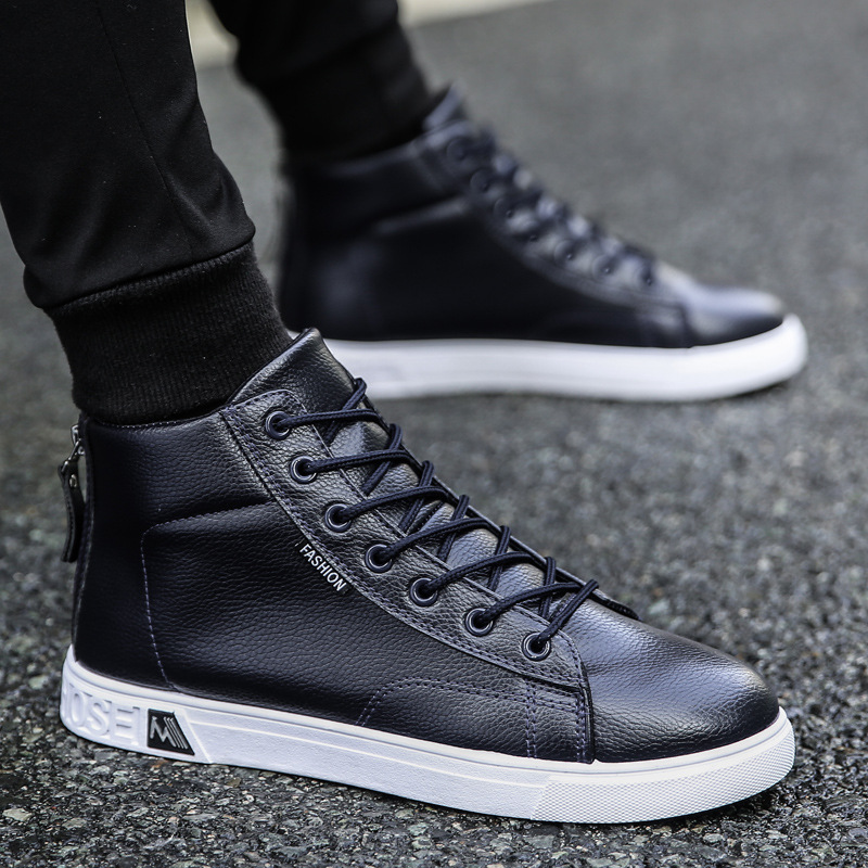 Title 3, Korean Style Trendy High-top Casual Boots Styli...