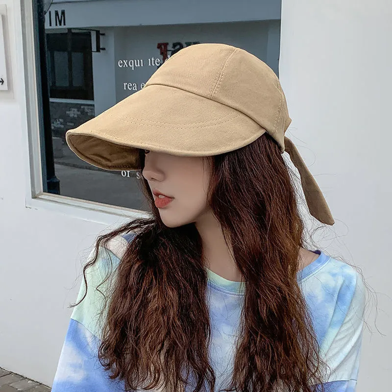 Fashion Women's Bucket Hat Sun Visor Casual Summer Hat Baseball Caps Outdoor Fishing Black Beach Gorros - Khaki
