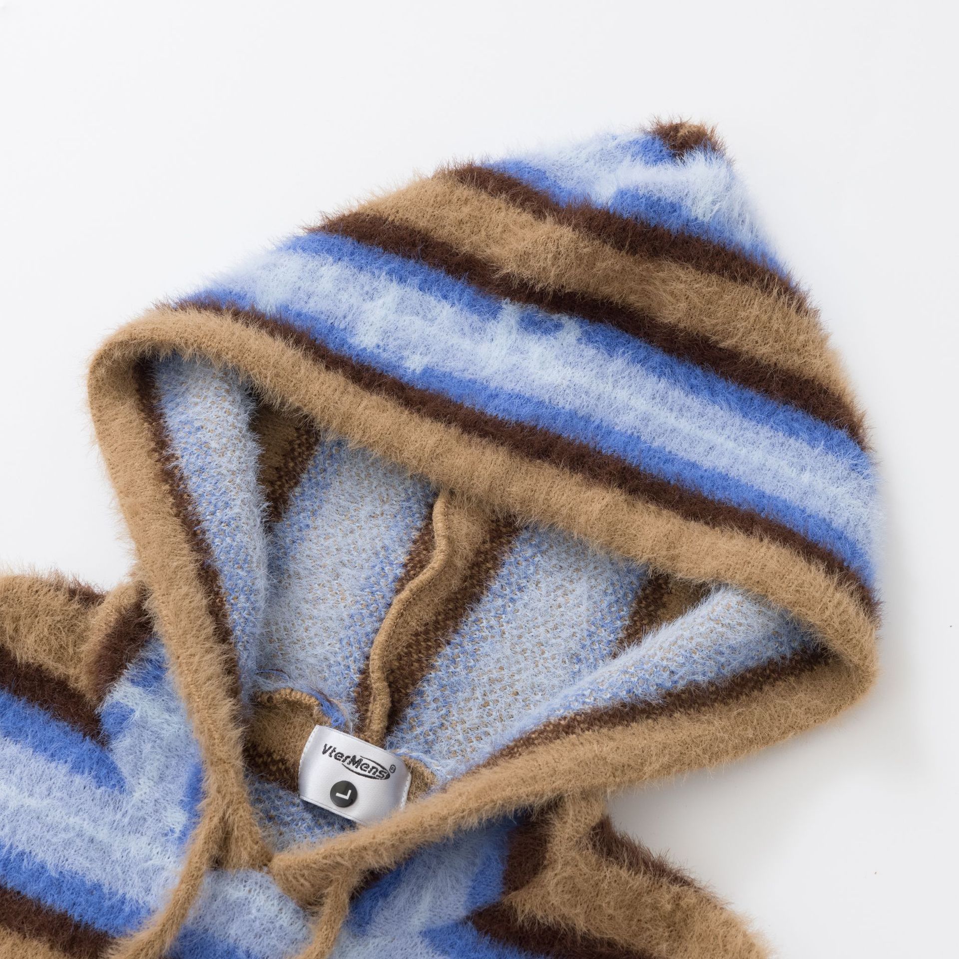 Title 2, Maychao Mink Stripes Hooded Sweater