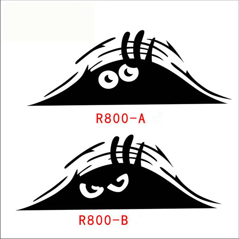 Sand Dune Car Sticker Peeking Elf Reflective