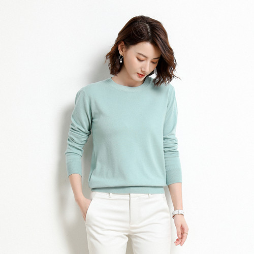 Title 5, Loose And Versatile Round Neck Wool Base Sweater