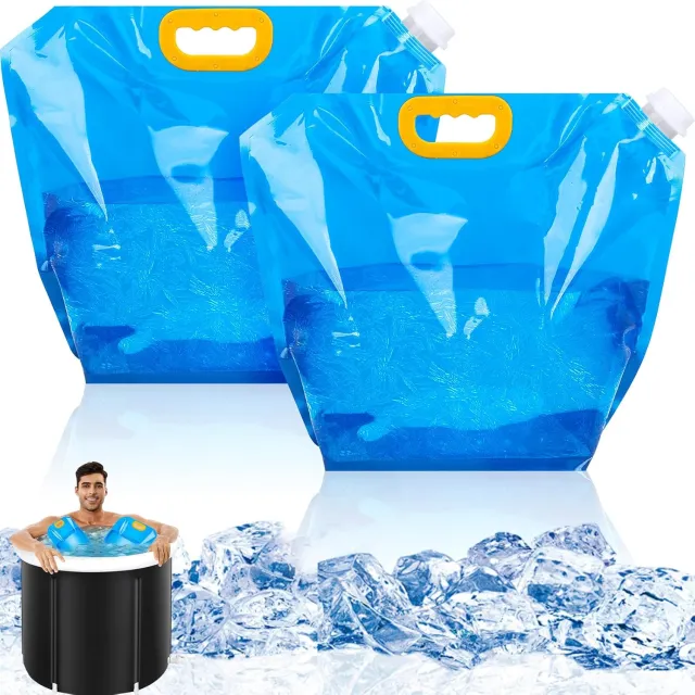 2 Packs Ice Bath Bags, Large Capacity Bathtub Water Bag For Home Cold Plunge Accessories For Cold Water Plunge Tub Portable Ice Bath Bag 10L Cleara... W13667810 - Shop at LoveMi