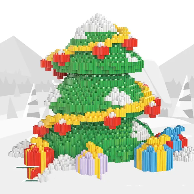 Small Particle Christmas Building Block Toy