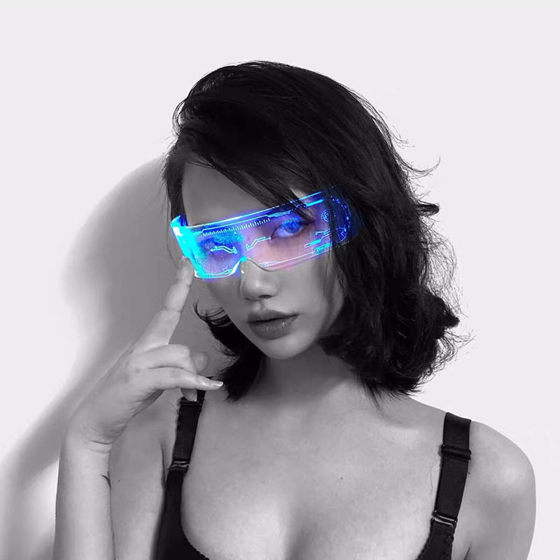 Title 4, LED Light Luminous Glasses Futuristic Sense Of ...