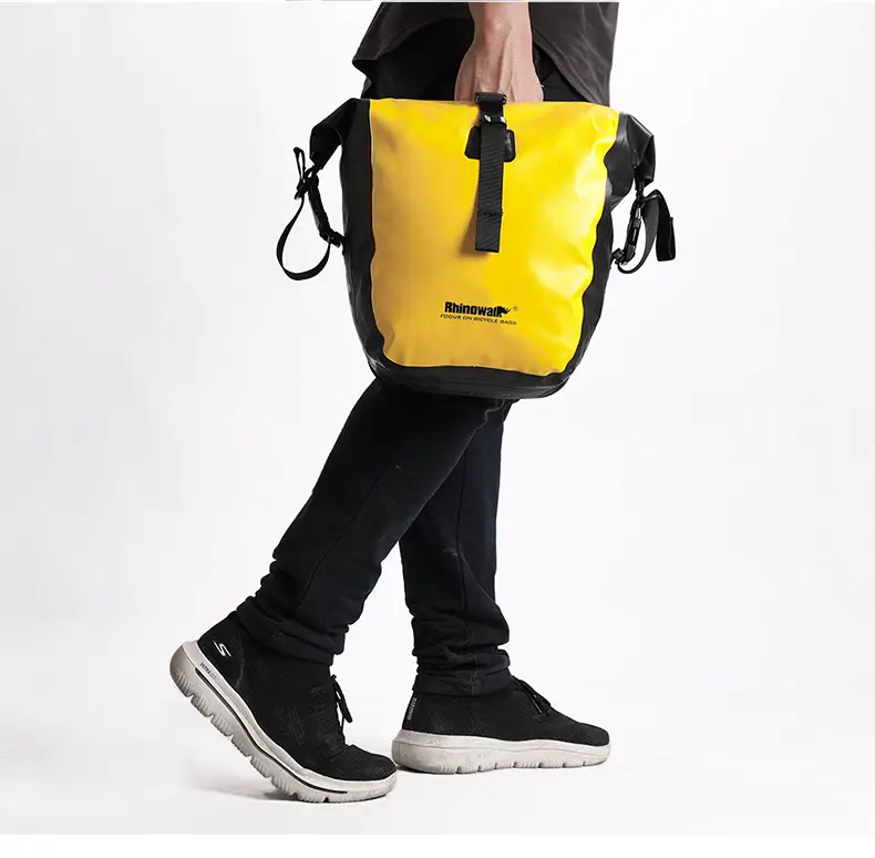 Bicycle Pannier Bag 20L Roll-Top Front Rack Carrier