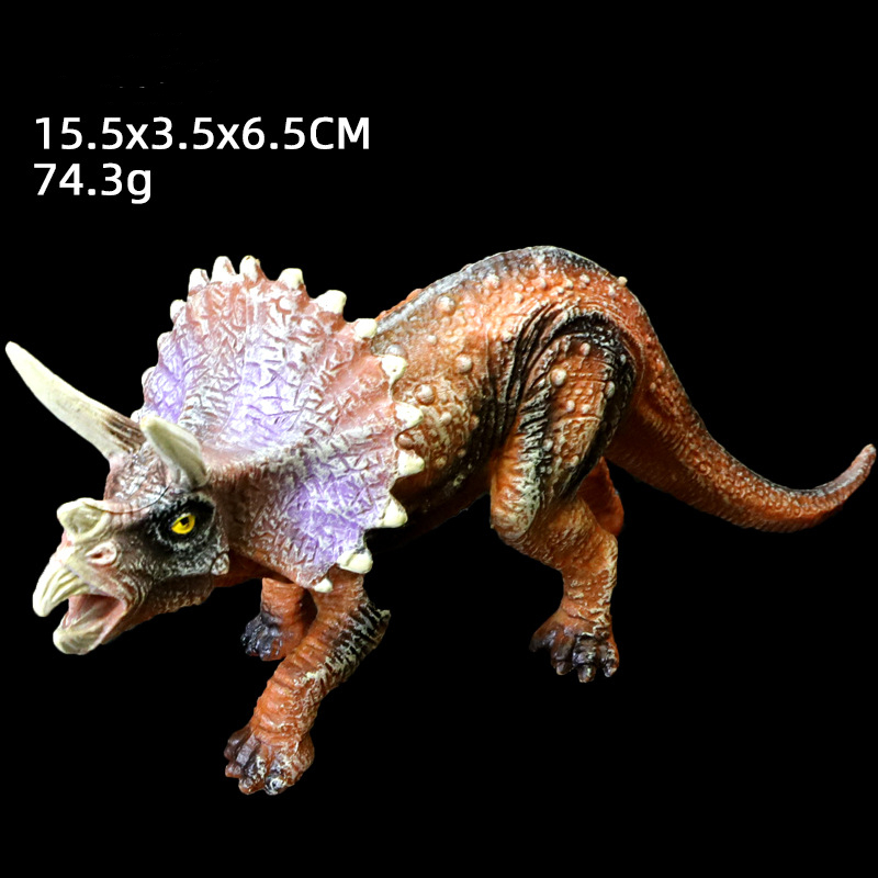 Title 1, Solid Dinosaur Plastic Toy Simulation Animal