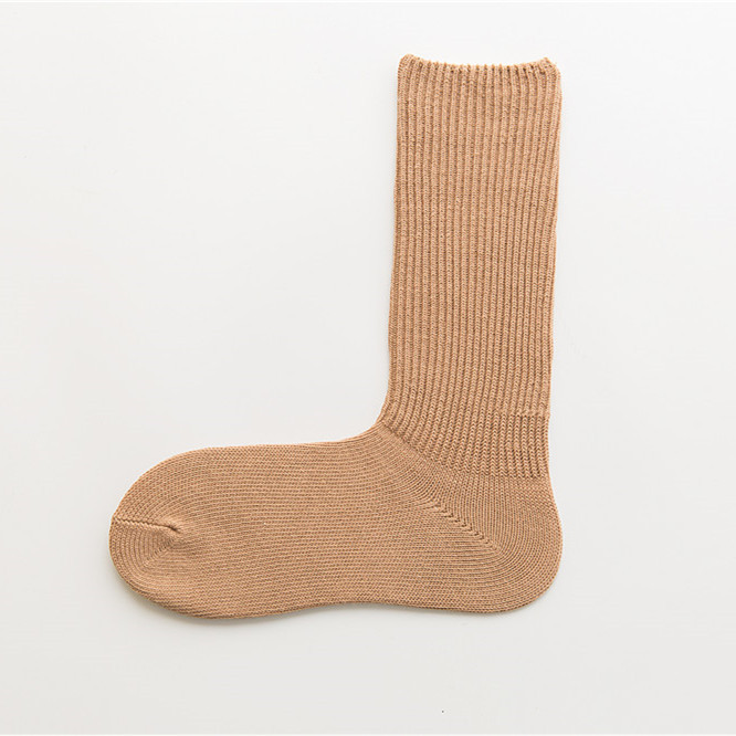 Title 10, Chaussettes femme en coton à rayures verticales