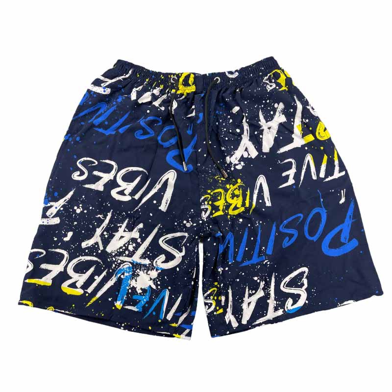 Title 8, Printed Board Shorts Drawstring Casual Pants Su...