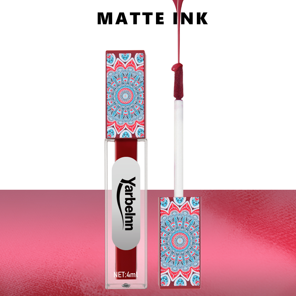 Matte Velvet Liquid Lipstick, Non-transfer Long Lasting Lip Tint, Brightening Skin Tone Smudge-proof Lip Gloss For Cross-border Supply, 4g 2