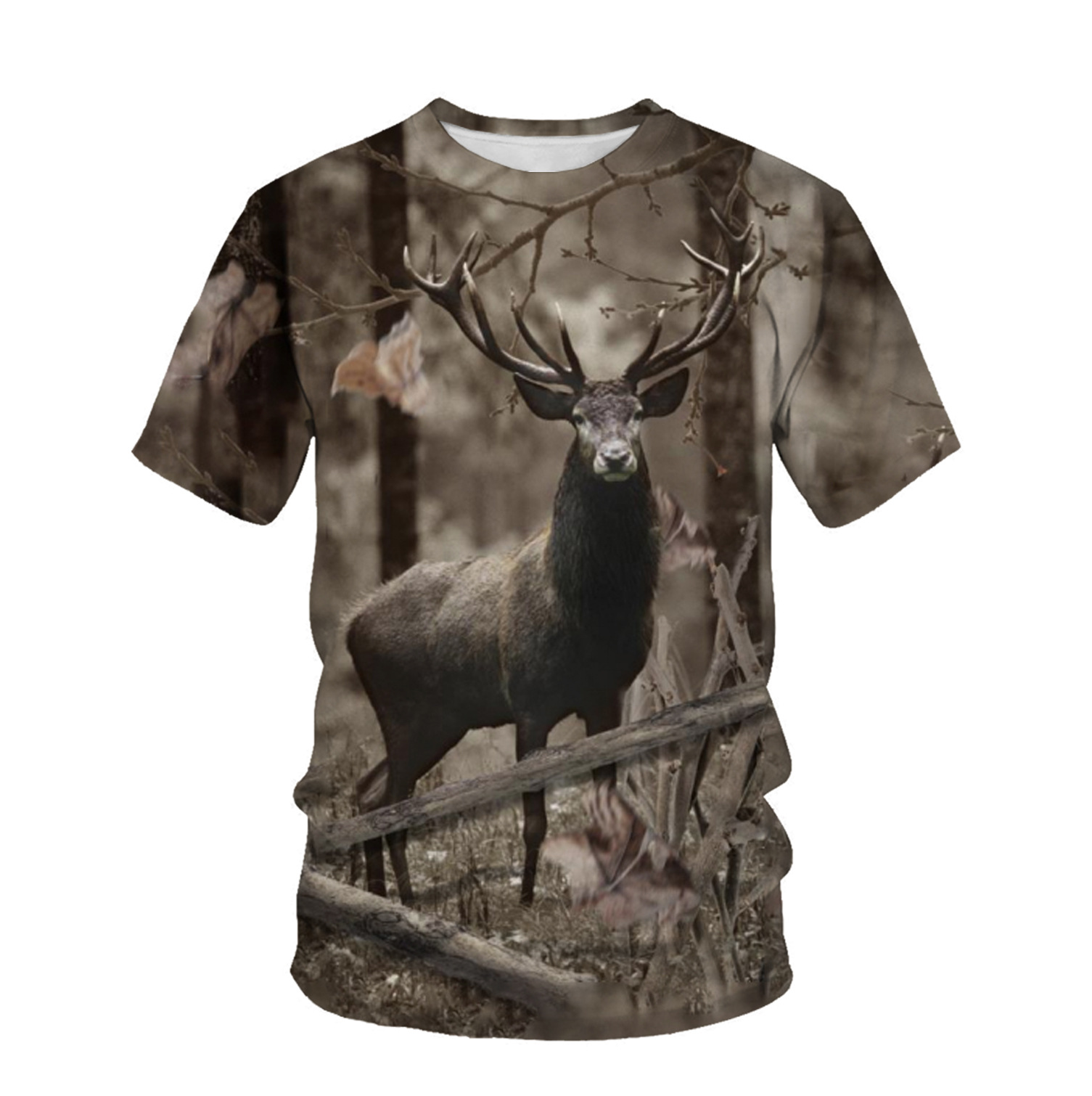 Title 2, Mens Outdoor Jungle Camouflage Animal T-shirt ...