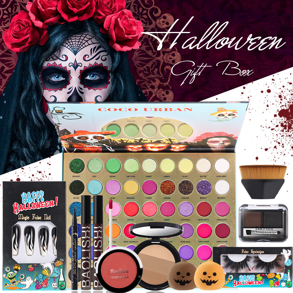 Trucco di Halloween, set di matite labbra a forma di mermaid, set di eyeliner