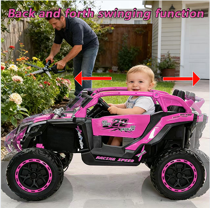 24V 400W Kids Ride On Car UTV W&Parents Remote Control,4-wheel Suspension, 3 Speed, Power Display,Bluetooth,MP3,Music,LED Light, Provide A Speed Of 4-8KM&H For Kids 19