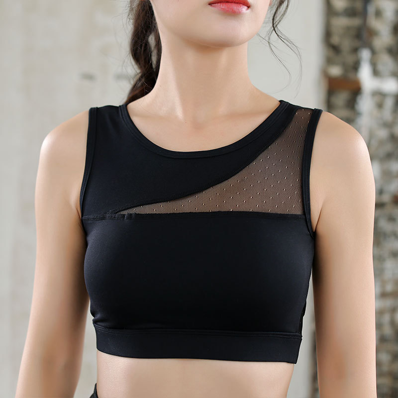 Title 2, New Fashion Mesh Sports Bra, Feminine Beauty Ba...