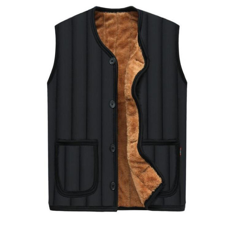 Men's Waistcoat Sleeveless Padded Cotton Vest