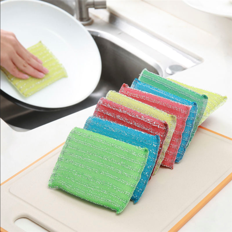 Title 1, Kitchen Cleaning Sponge Block Rag Pot Brush