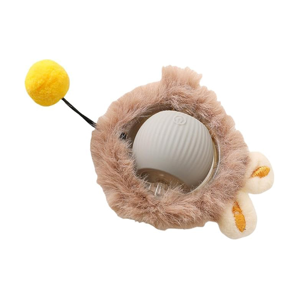 Electric Dog Cat Ball Toy,Indoor Large And Small Cat Dog Interactive Intelligent Rolling Pet Ball
