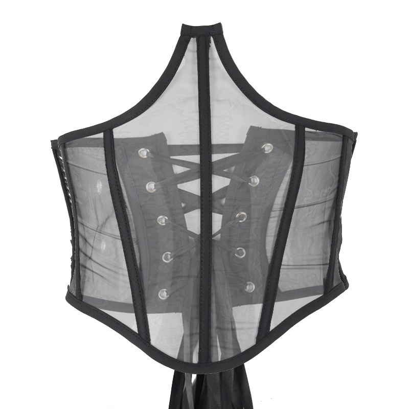 Title 10, Versatile Solid Color Mesh Breastplate Fishbone...