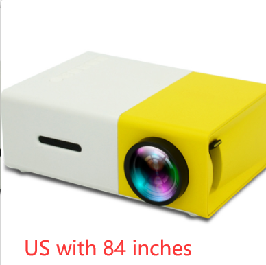 Portable Projector 3D Hd Led Home Theater Cinema HDMI-compatible Usb Audio Projector Yg300 Mini Projector - Image 36