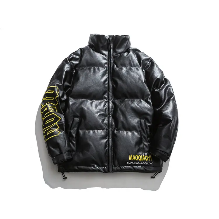 Men's Thick Leather Jacket Trendy Brand