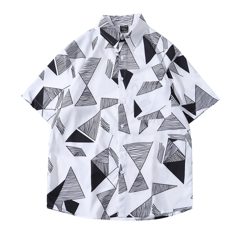 Men's Loose Hip Hop Couple Lazy Wind Casual Versatile Shirts