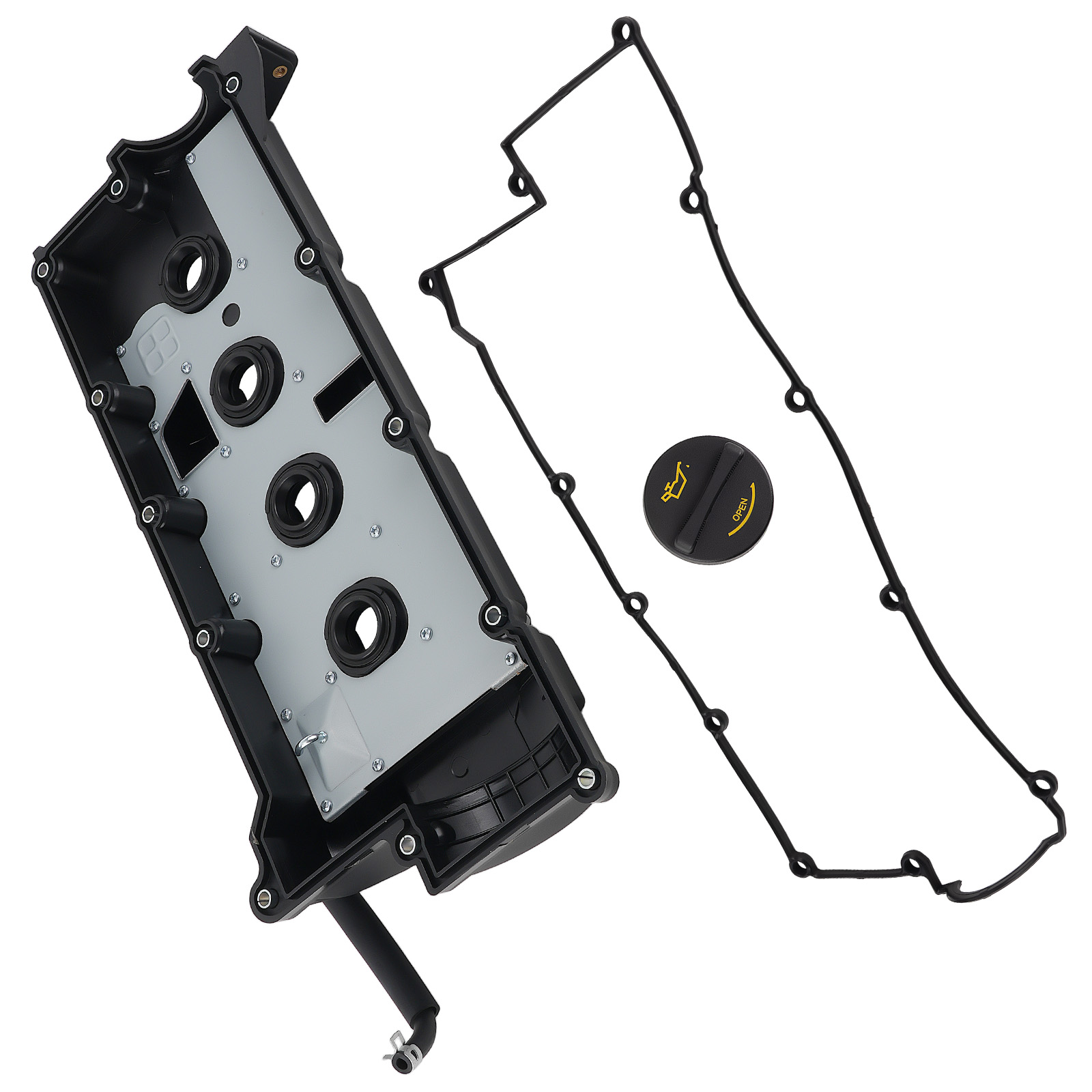 Engine Valve Cover Set W Gasket Fit For Hyundai Elantra Kia Spectra 2.0L 2004-2010