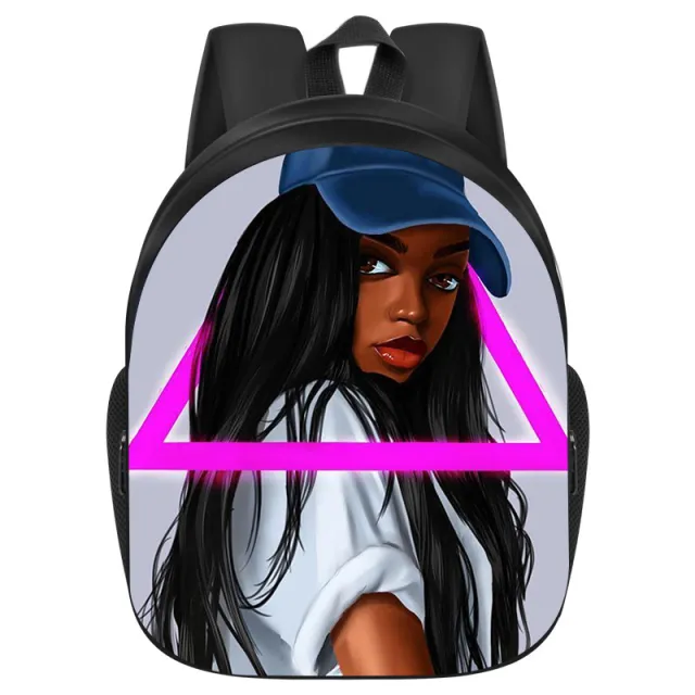 African Girl School Bag Primary And Secondary School Students Backpack African Girl Style31 One Size - Shop at LoveMi