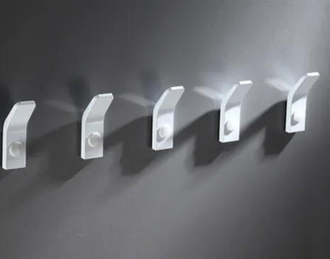 Punch free metal hook White1 5Pcs - Shop at LoveMi