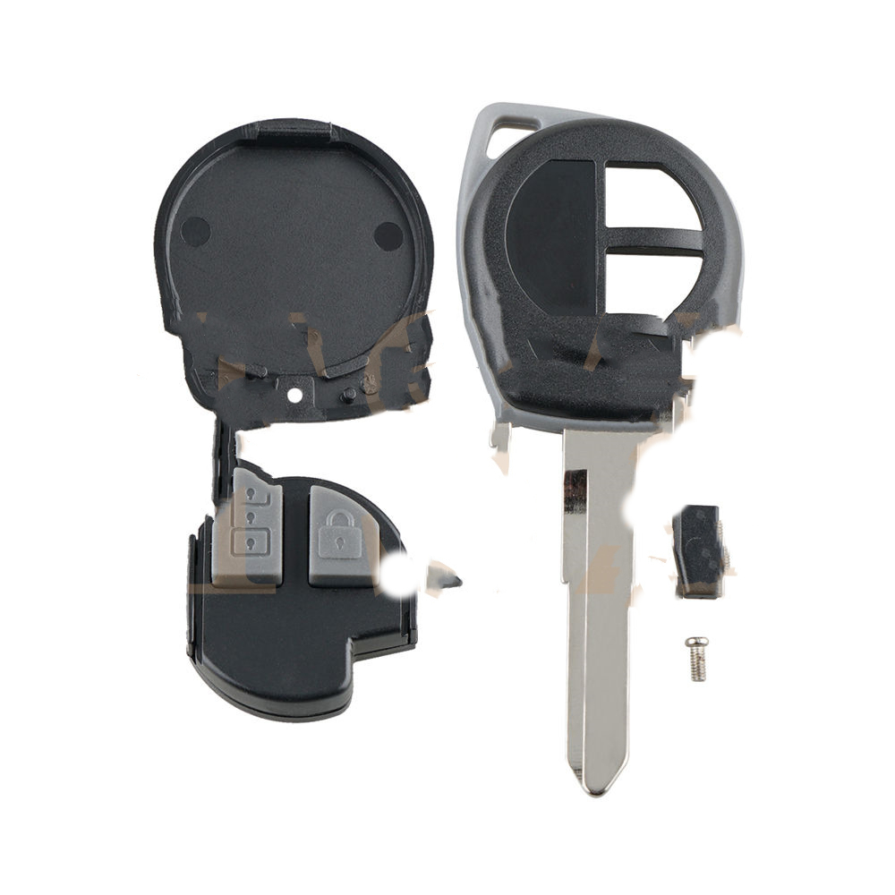 2-button Straight Car Key With 46 Chips