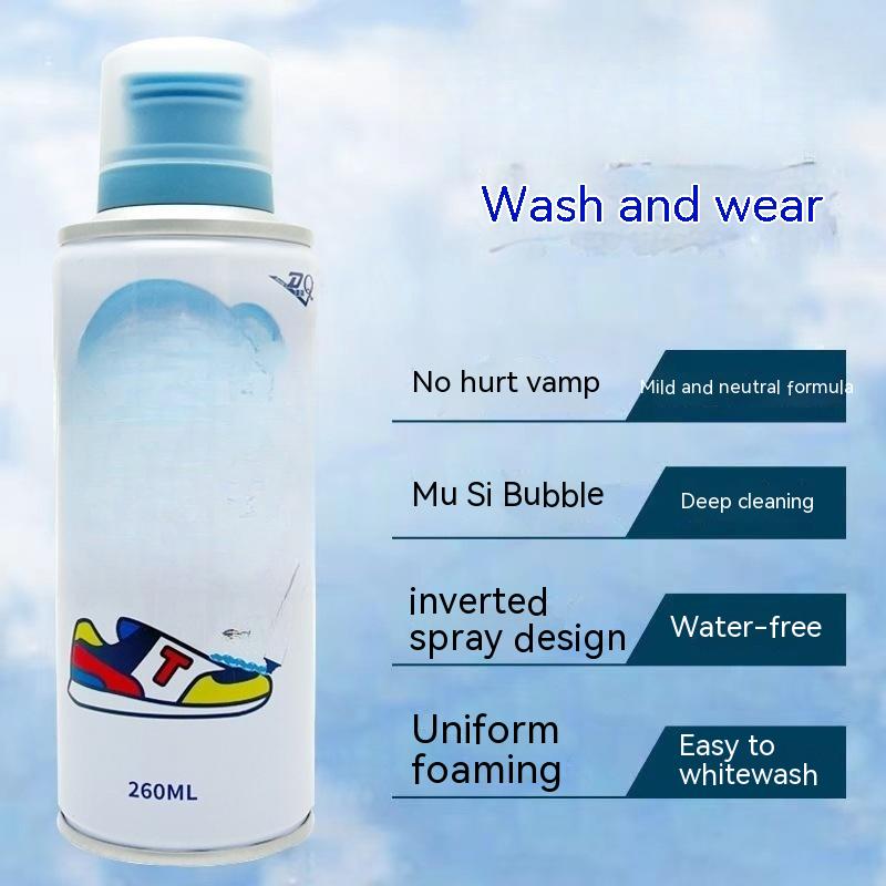 Title 1, White Shoes Cleaning Agent Wash-free Decontamin...