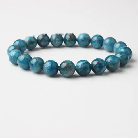 Natural Blue Apatite Bracelets Are Suitable for Men