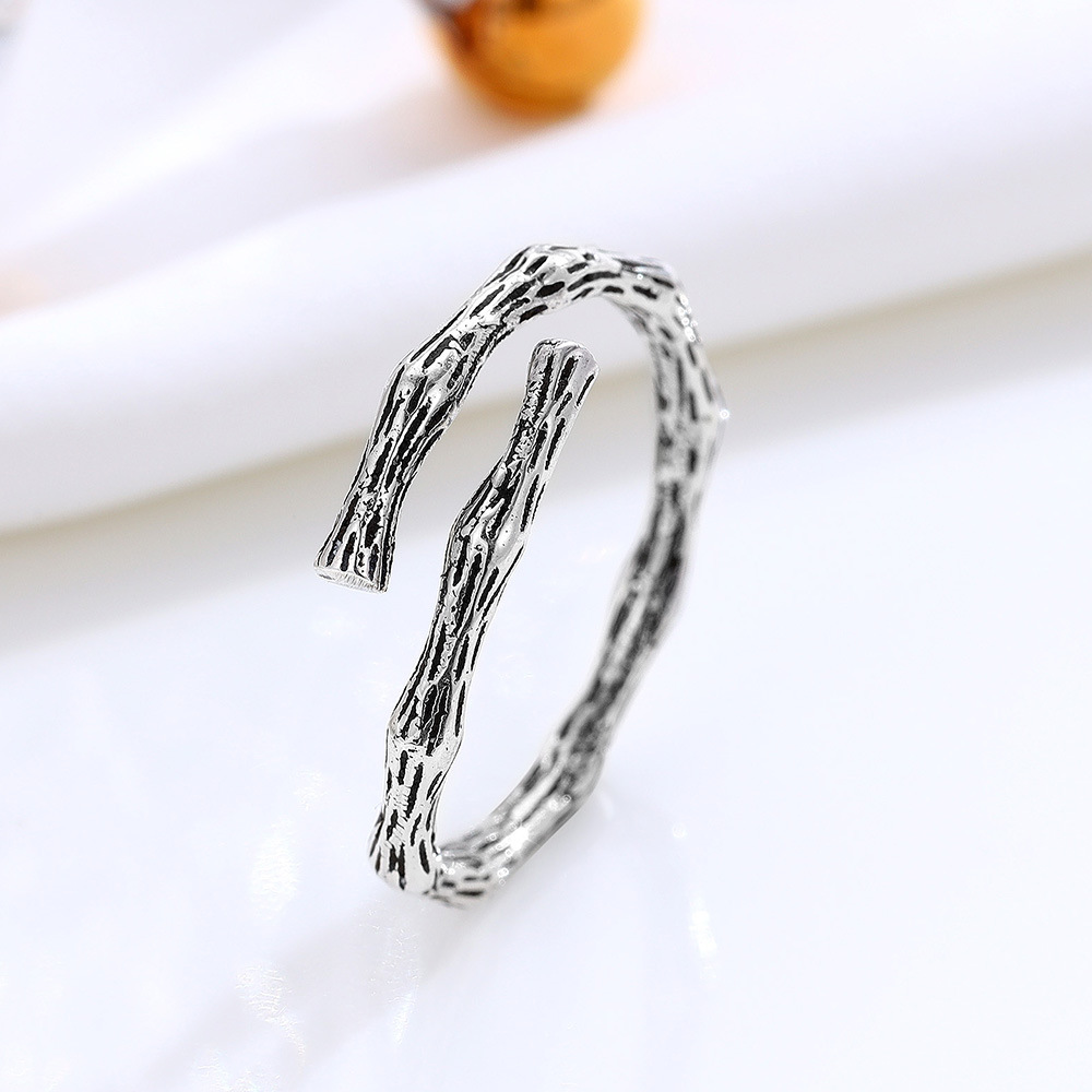 S925 sterling silver vintage linking branch ring