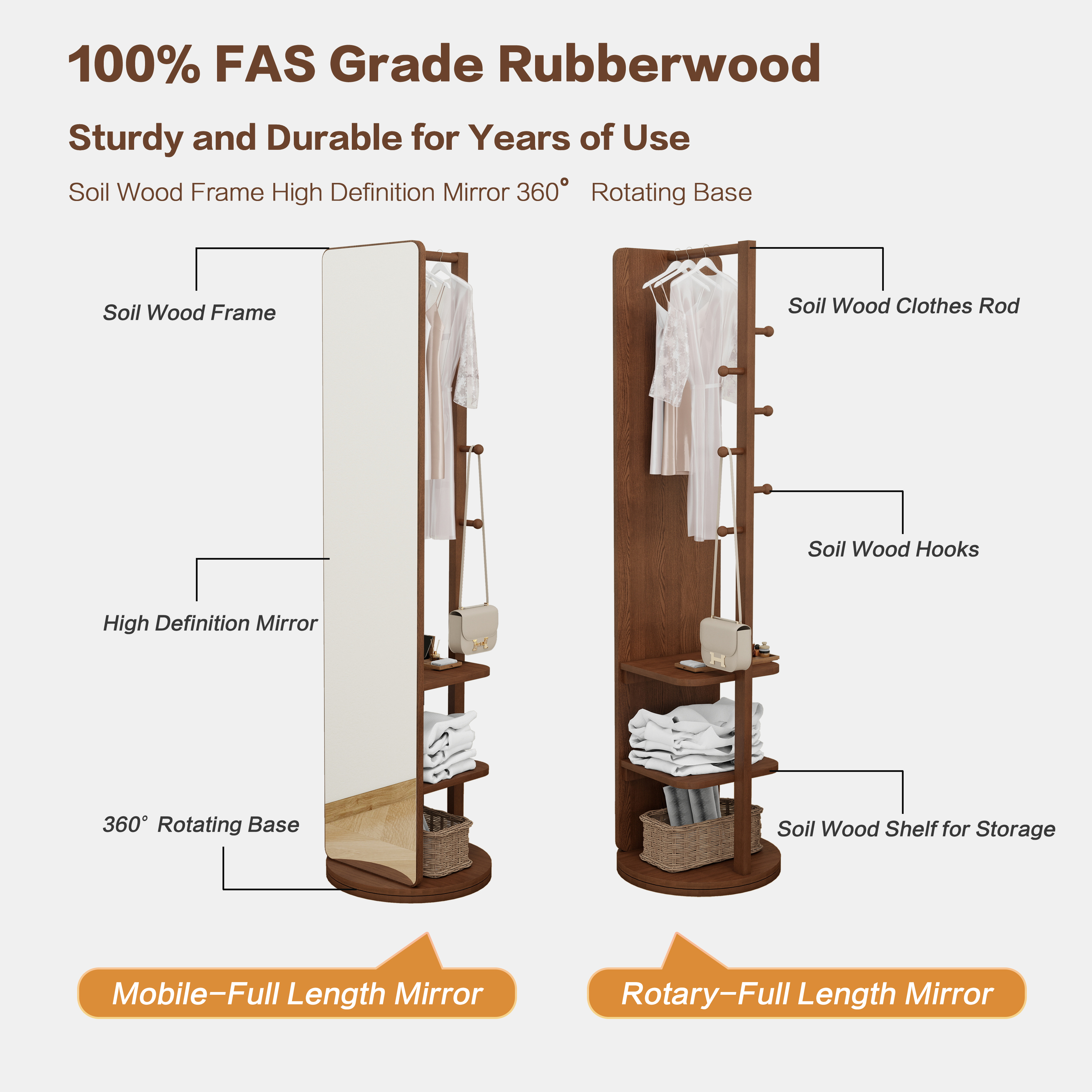 Full-length Mirror 65.7x17.7 Inch Large Mirror For Full Body View, Easy To Dress, Organize And Place In… image 2