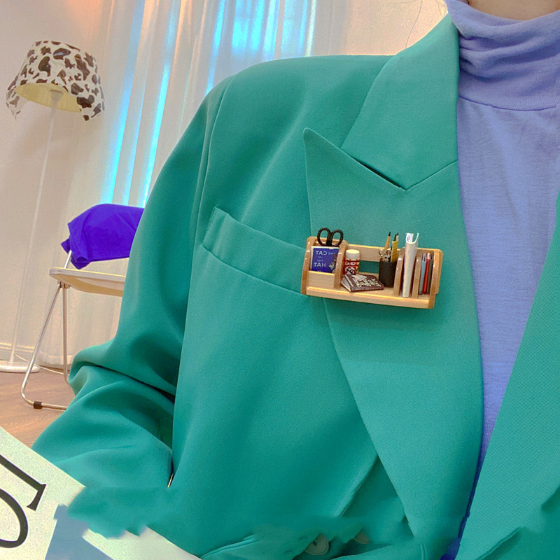 Art Niche Creative Accessories Interesting Literary Brooch
