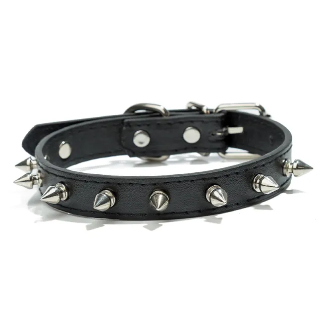 Studded Fashionable Durable High quality Best selling Dog Collar Trendy Popular Pet Product Spiked Protective Comfortable Sturdy Black - Shop at LoveMi