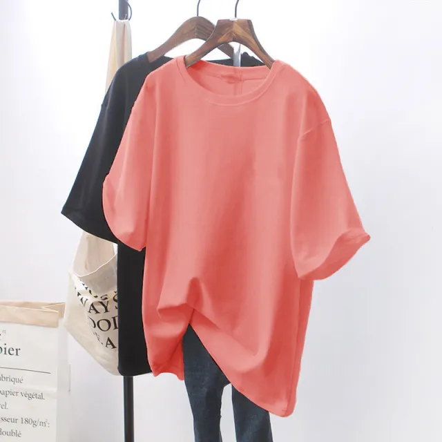 Design Sense Niche Clothes Chic White Loose Short sleeved T shirt For Women Pure Watermelon Red - Shop at LoveMi