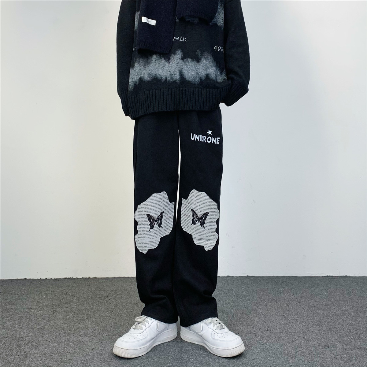 Washed Straight Loose Casual Jeans For Men And Women