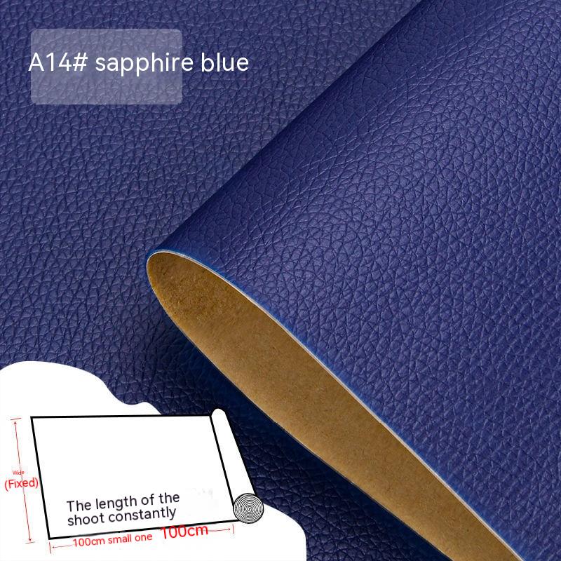 Sapphire Blue Leather