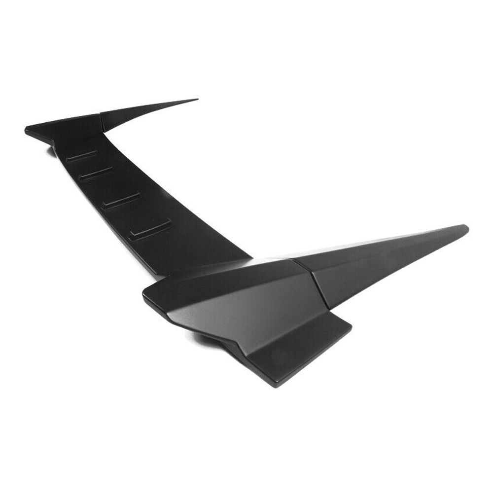 For 2022-2023 Civic 11th Gen 4DR Rear Window Visor Roof Spoiler Matte Black ABS — foto 4