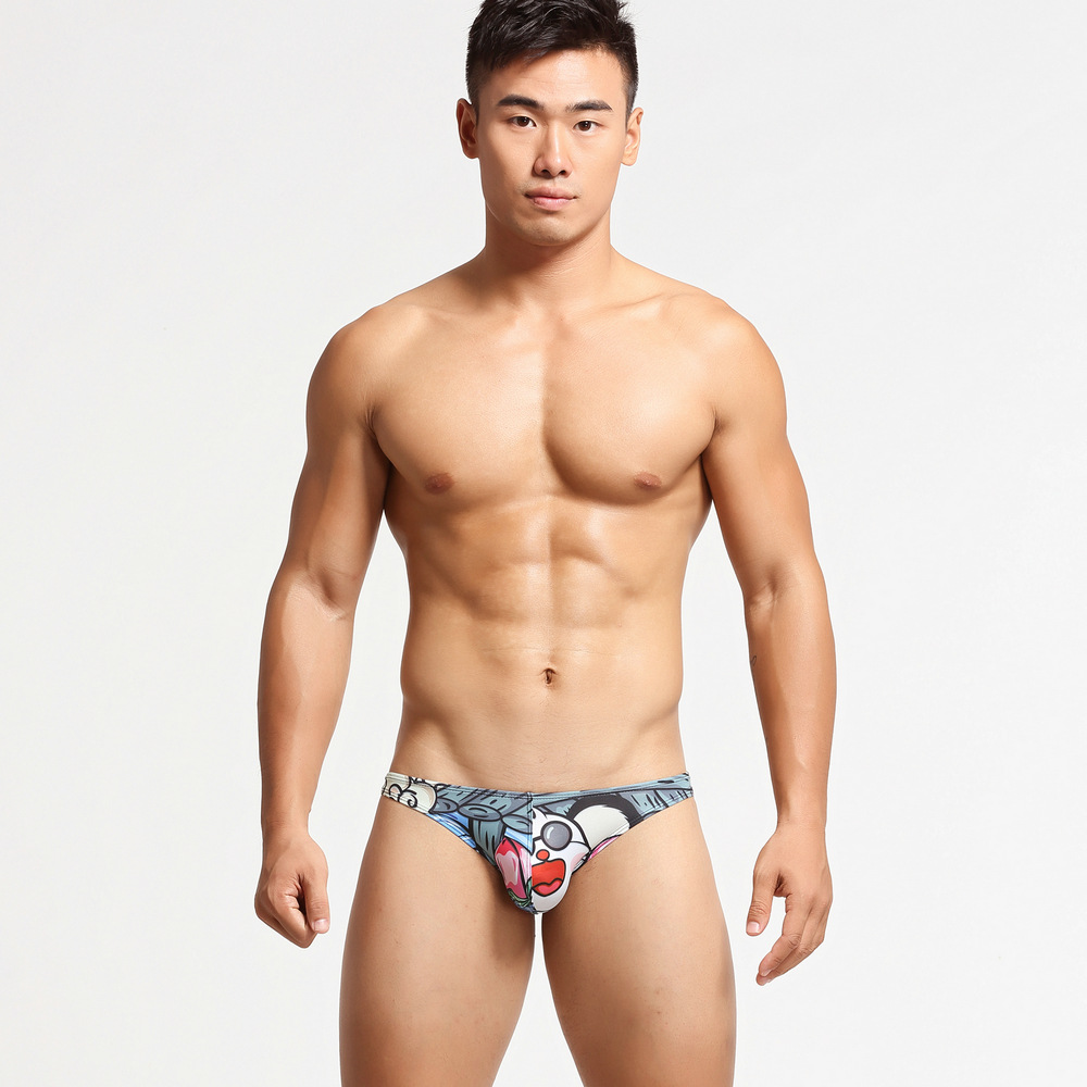Men's Fashion Casual Low Waist Printed Trunks