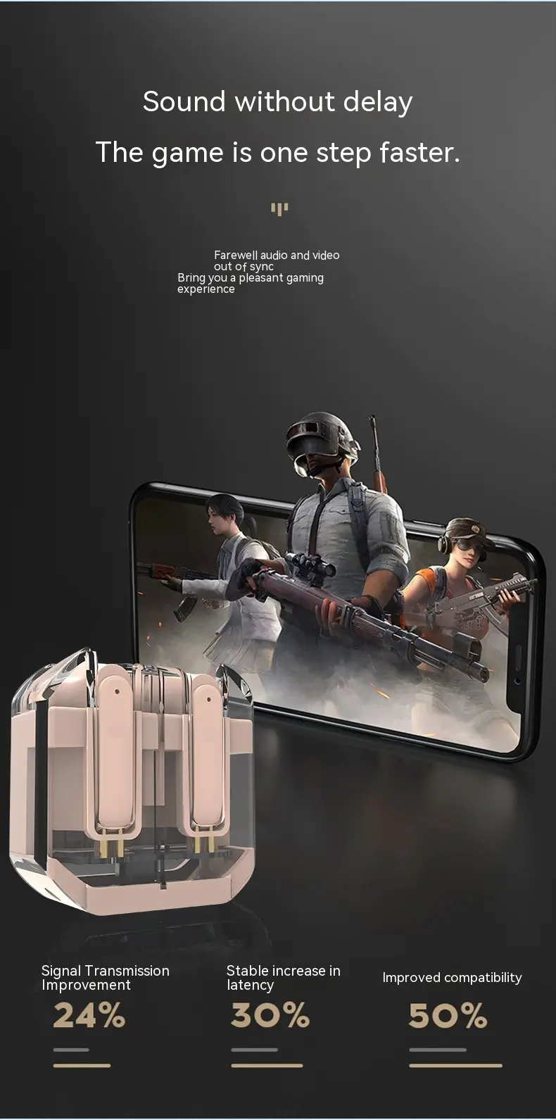 Wireless In-ear Long-lasting Bluetooth Headset