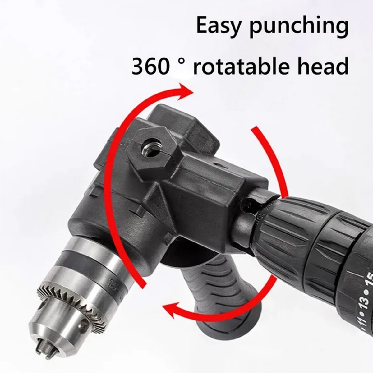 Right Angle 90 Degree Angled Drill Attachment Adapter High Torque Tool — image 7