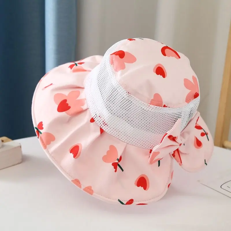 Children's Fun Printed Bowknot Decorative Patchwork Net