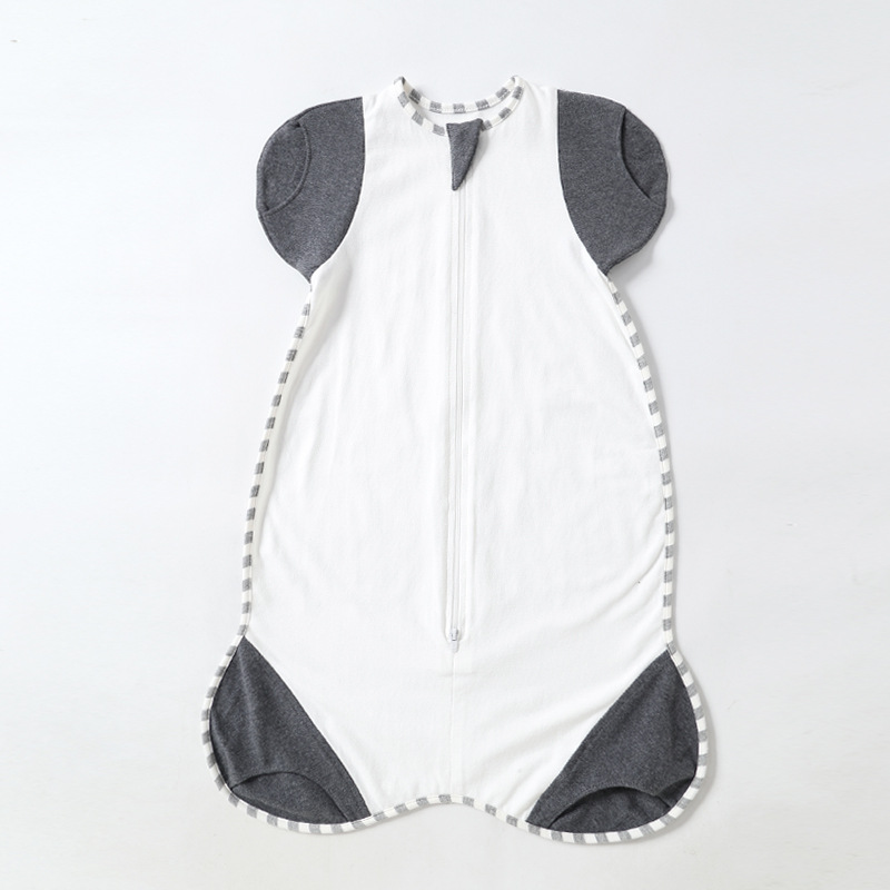 Sleeveless White Deep Grey