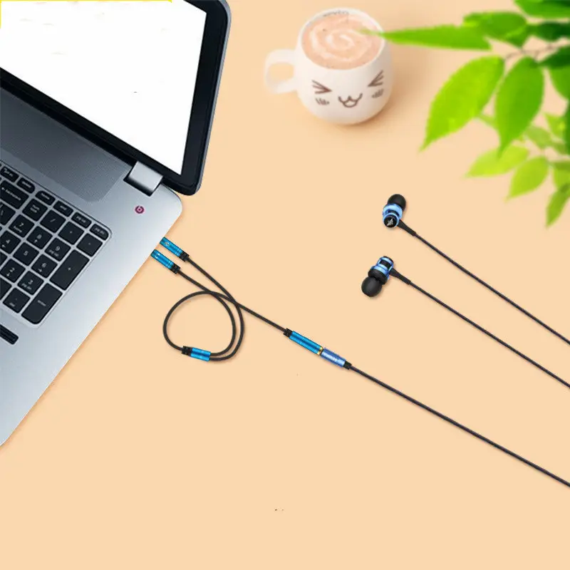 Phone Headset 3.5mm Round Connector To Desktop